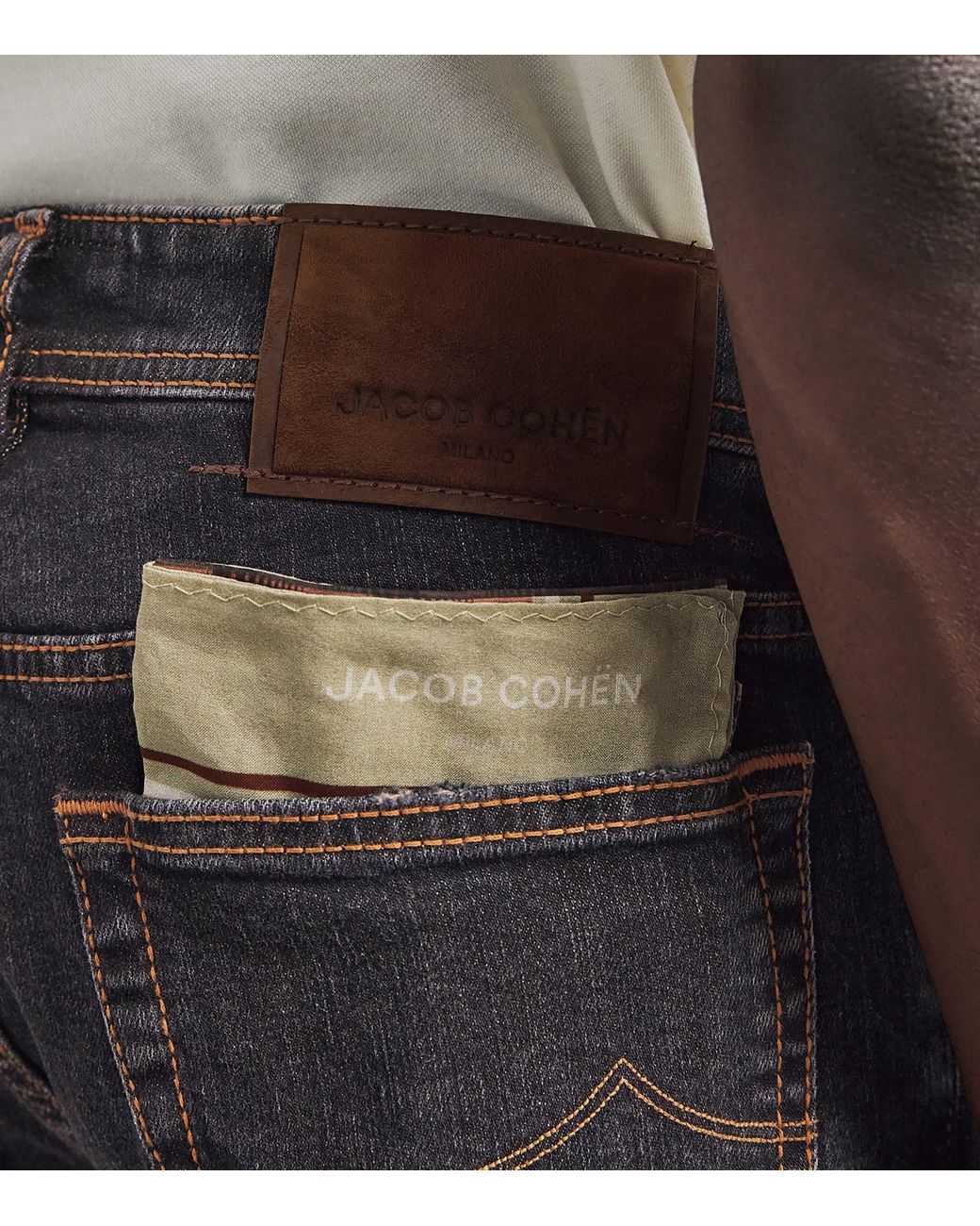 Jacob Cohen Gray Bard Slim Jeans for men