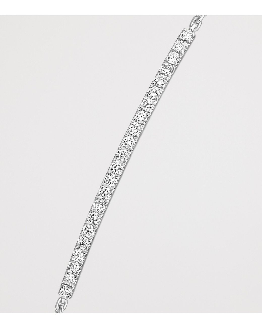 Messika White Gatsby And Diamond Pavé Chain Bracelet