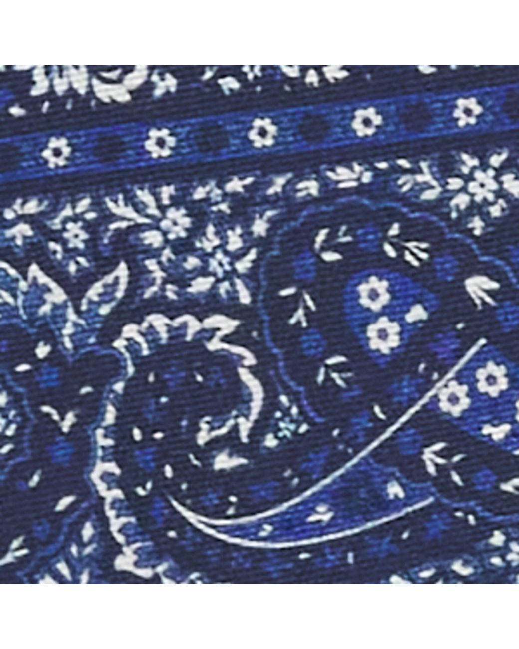 Claudie Pierlot Blue Silk Paisley Scarf