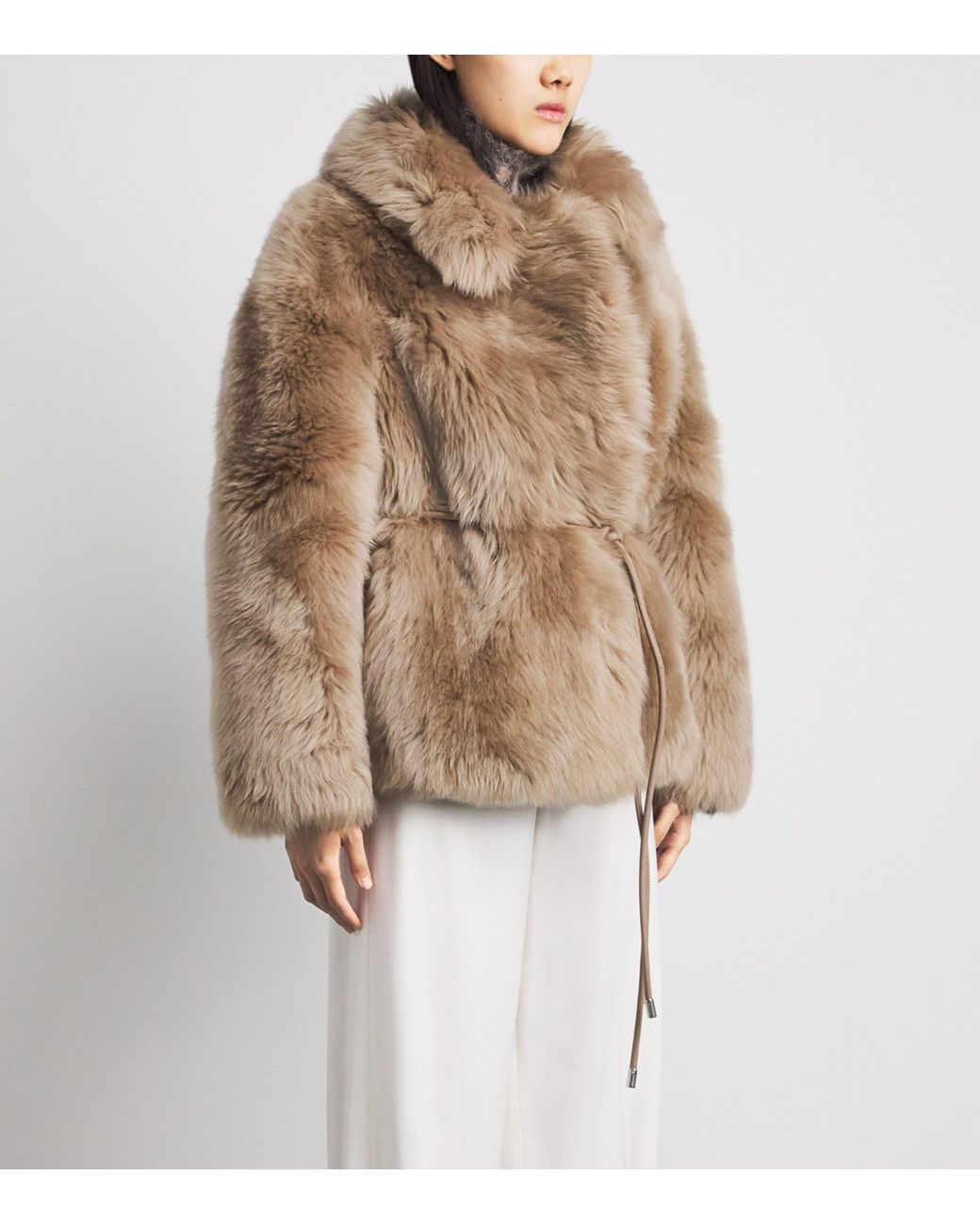 Mackage Natural Shearling Ali Coat