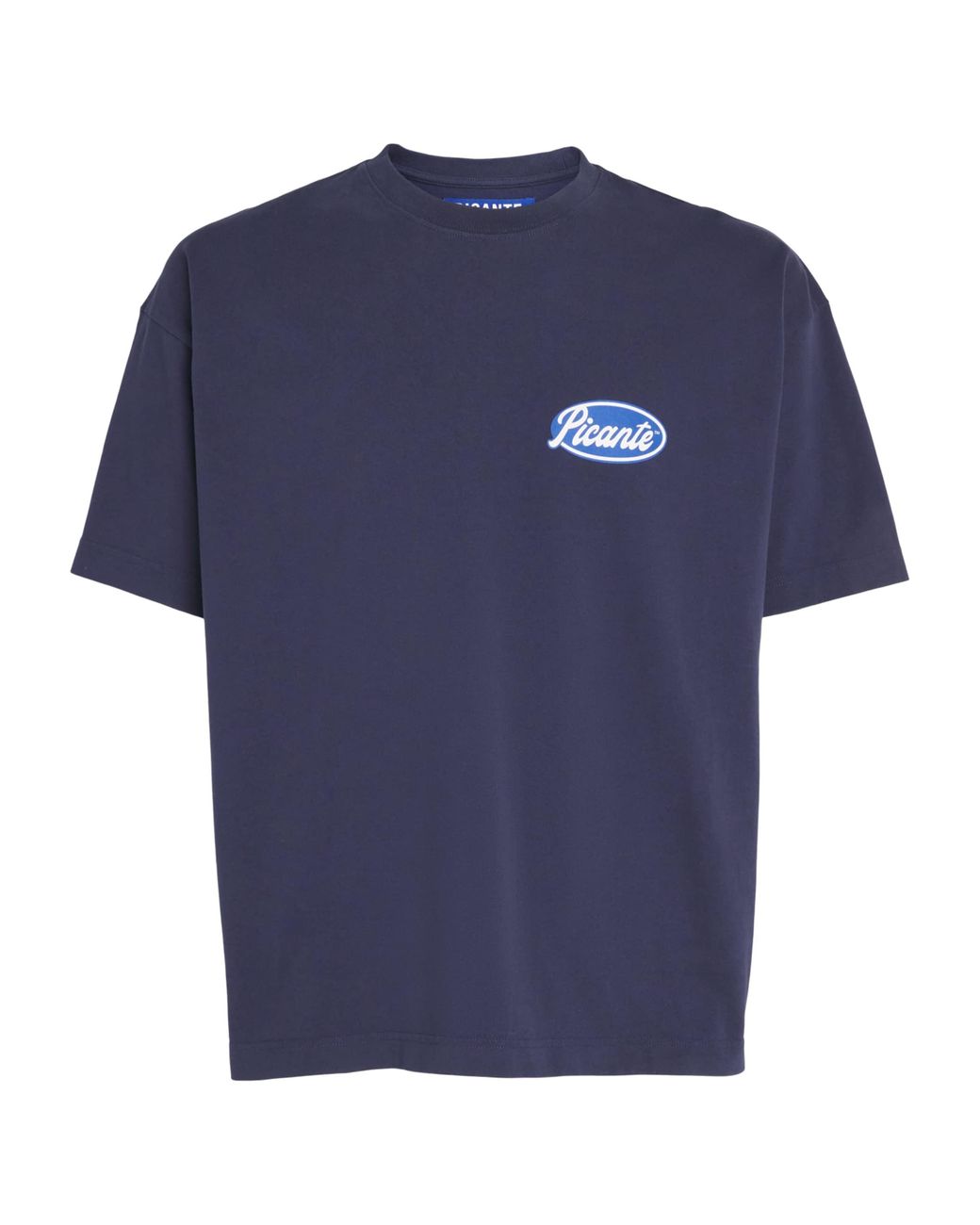 Picante Blue Organic Cotton Senna T-Shirt for men