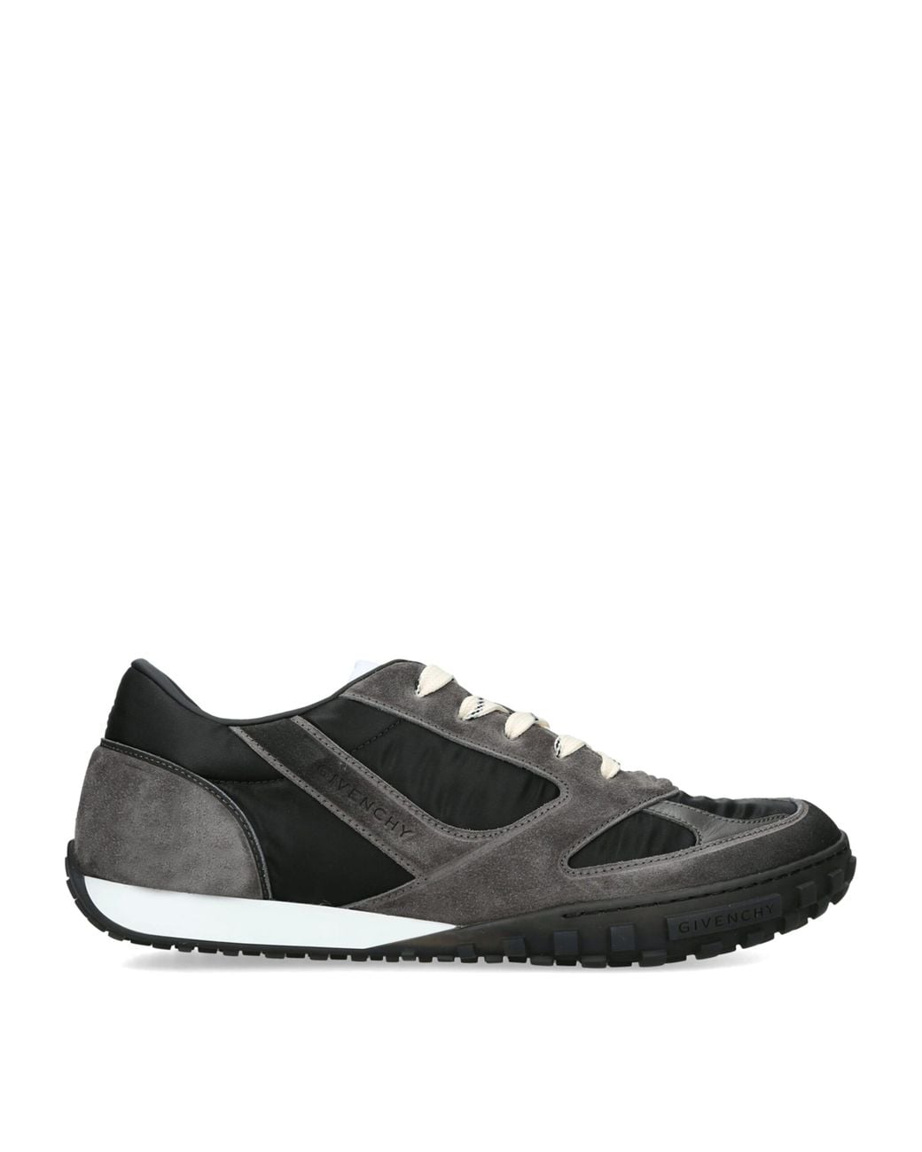 Givenchy Black Suede Glide Sneakers for men