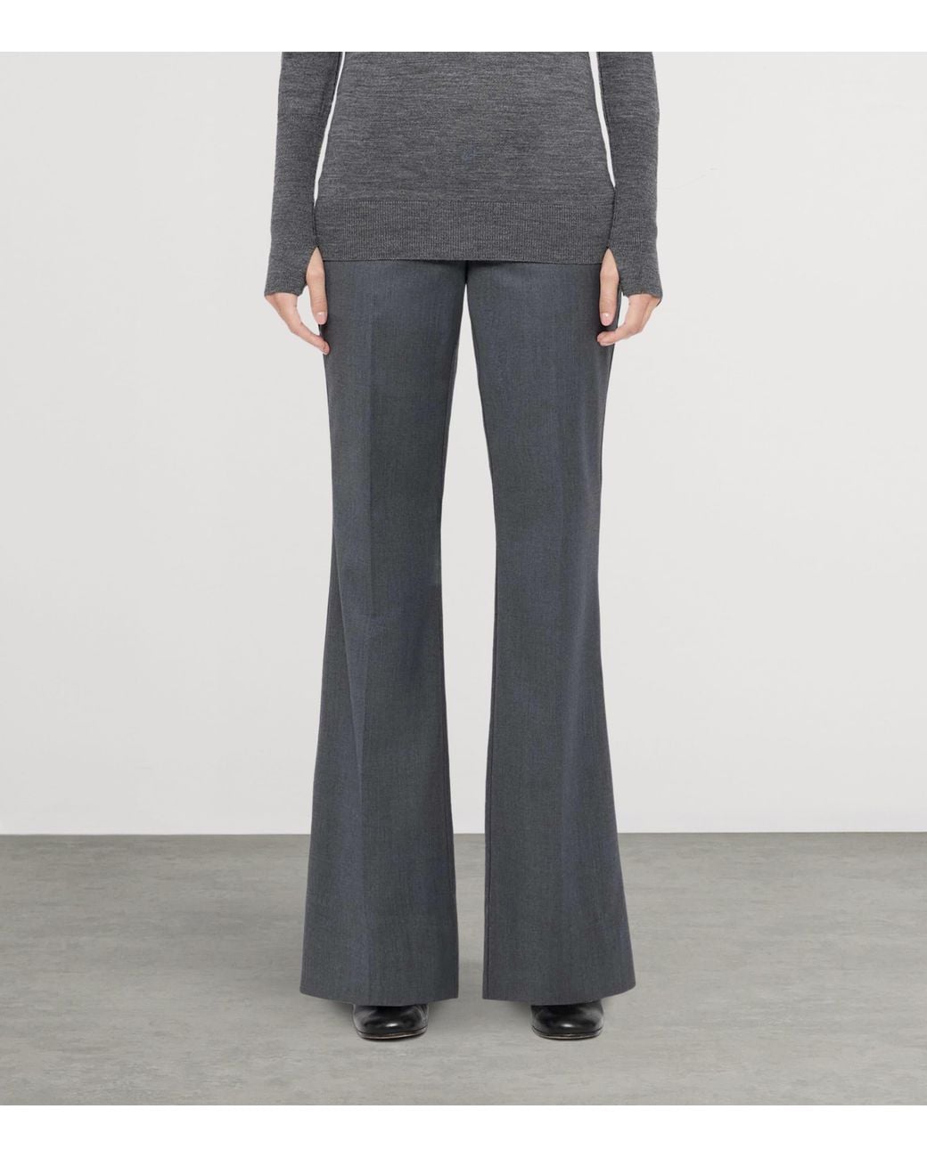 AllSaints Blue Solace Bootcut Trousers