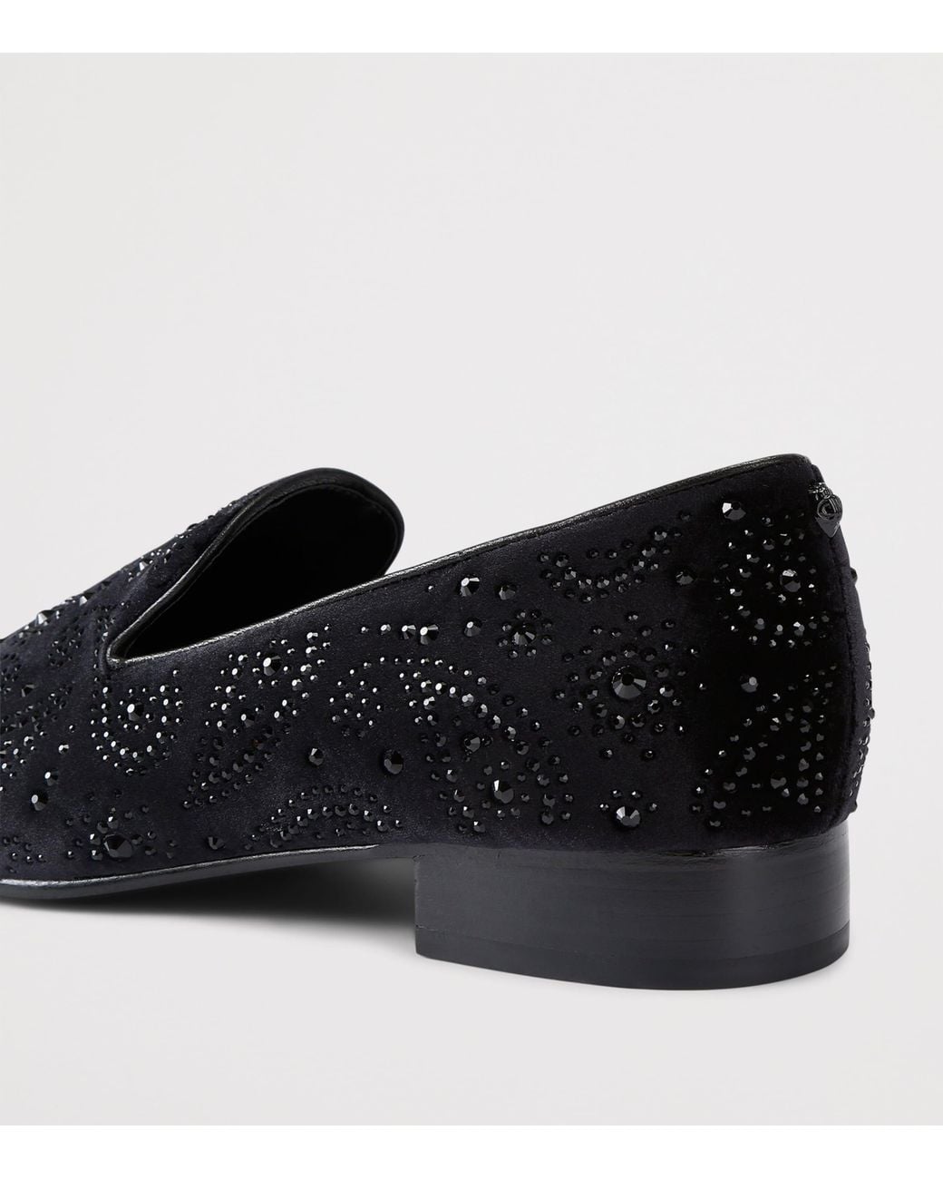 Kurt Geiger Black Embellished Ace Loafers