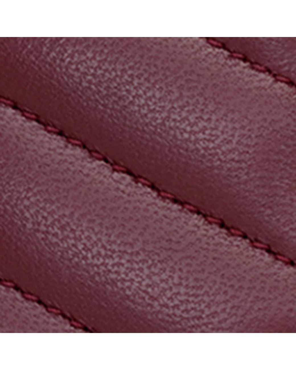 Saint Laurent Purple Lambskin Cassandre Card Holder