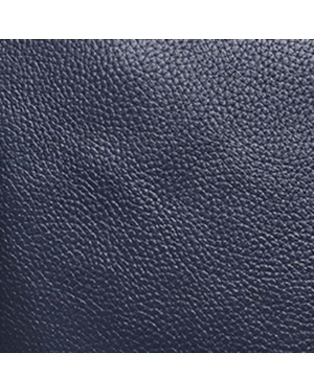 Aspinal Blue Leather Boston Holdall for men