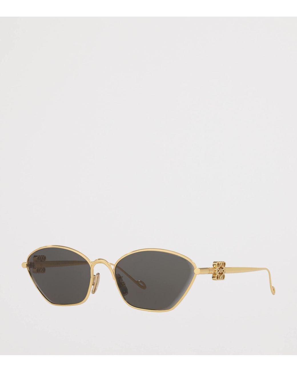 Loewe Gray Anagram Hexagonal Sunglasses