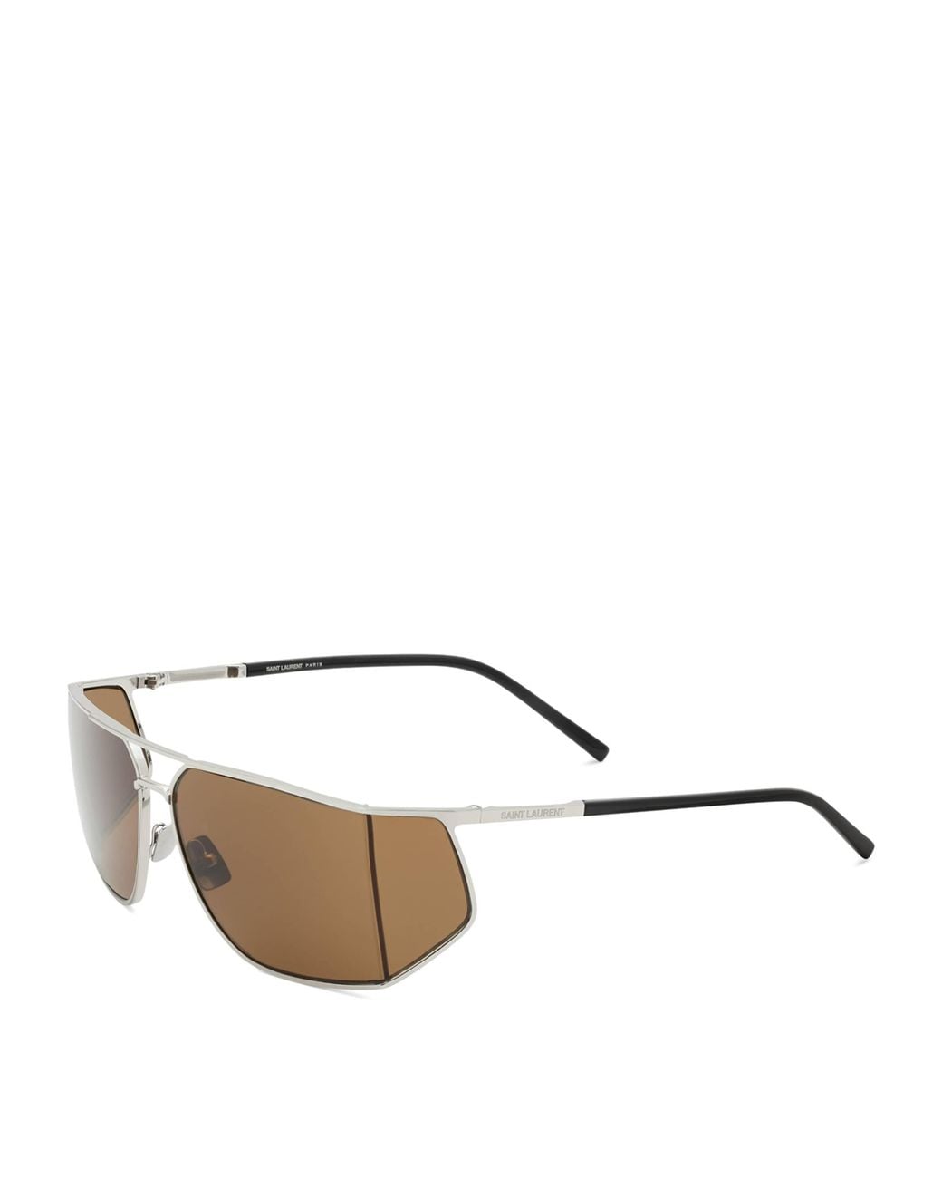 Saint Laurent Metallic Metal Sl 750 Aviator Sunglasses