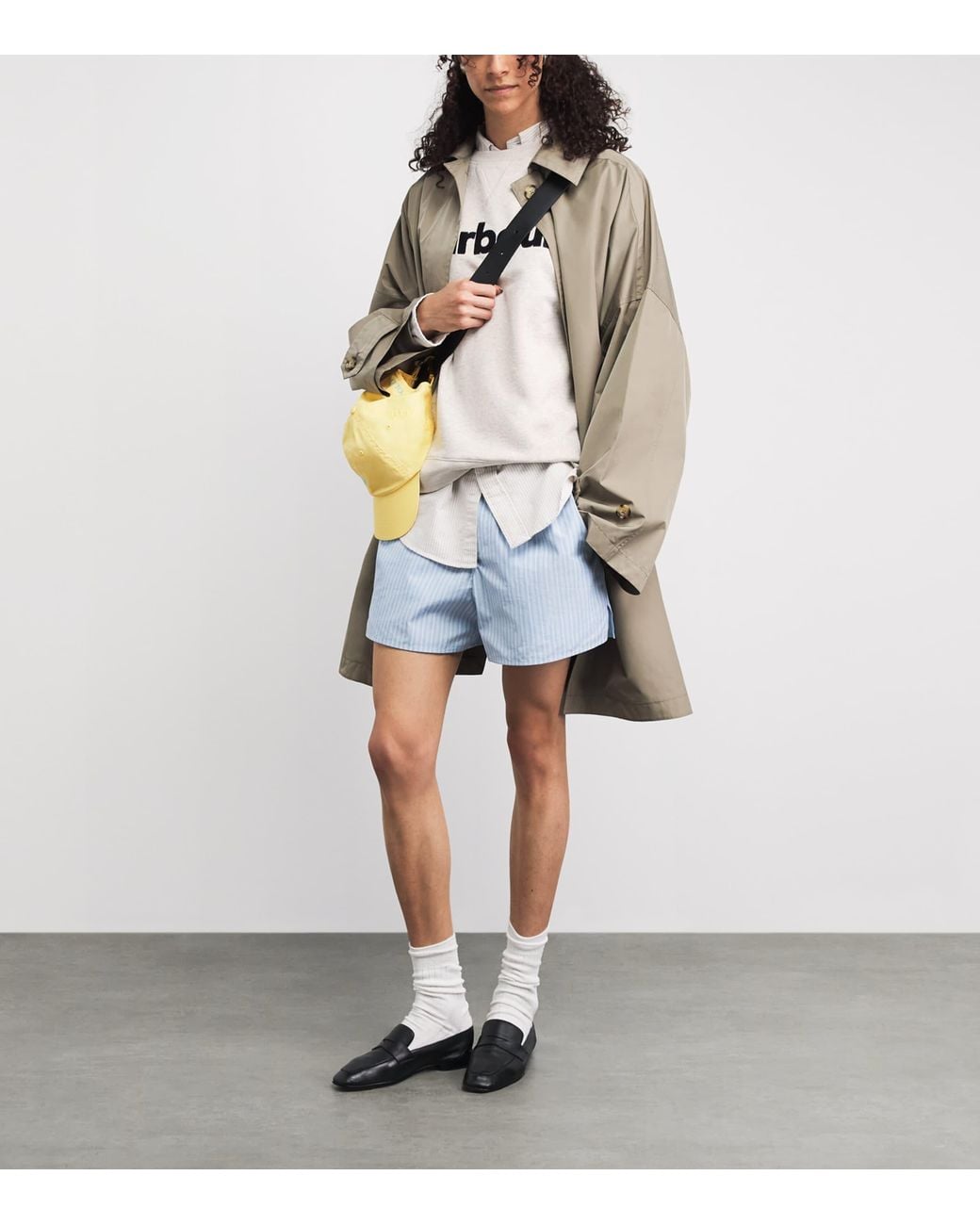 Barbour White Logo Hartland Sweatshirt