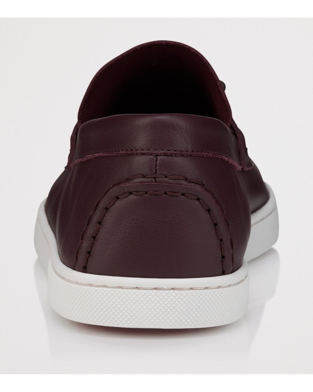 Christian Louboutin Brown Chambeliboat Leather Boat Shoes