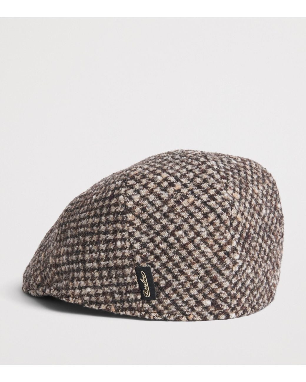 Borsalino Gray Wool Parigi Duckbill Flat Cap for men