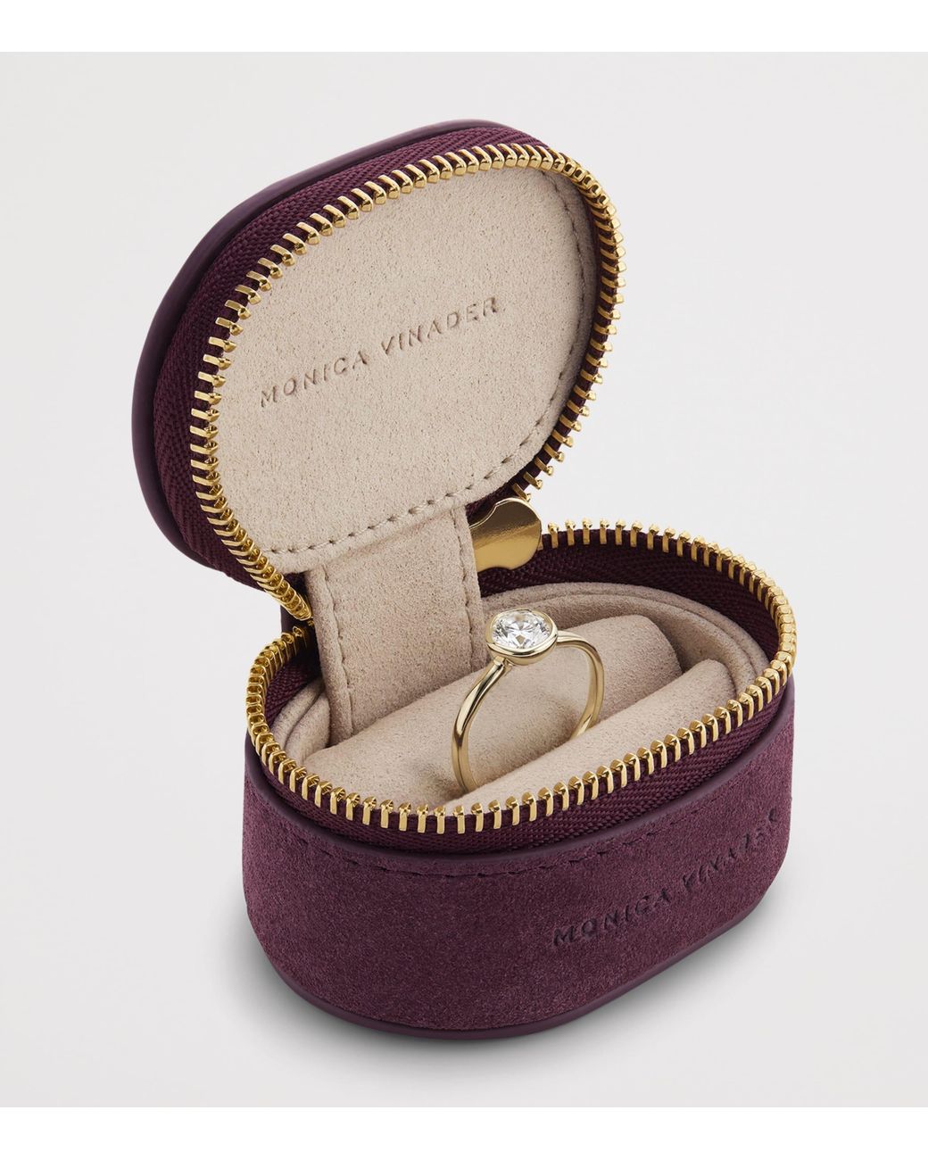 Monica Vinader White And Diamond Siren Ring