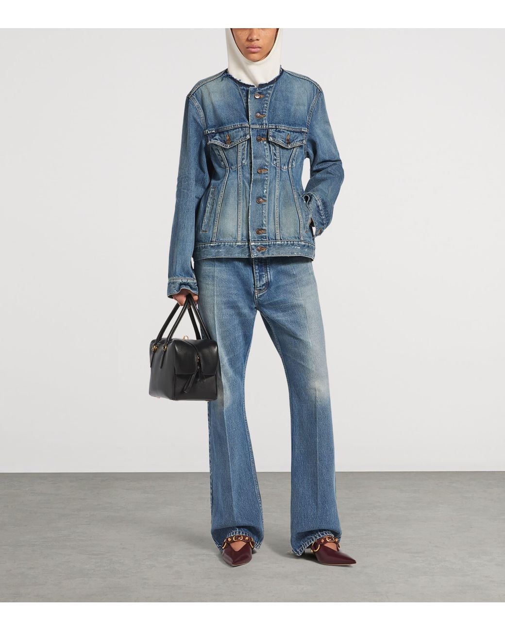 Balenciaga Blue Denim Jacket