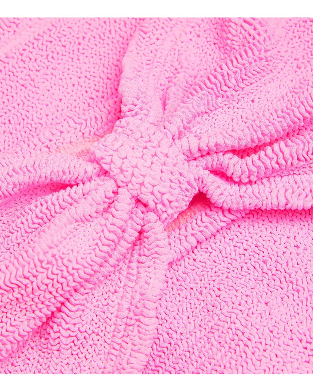 Hunza G Pink Bandeau Jean Bikini
