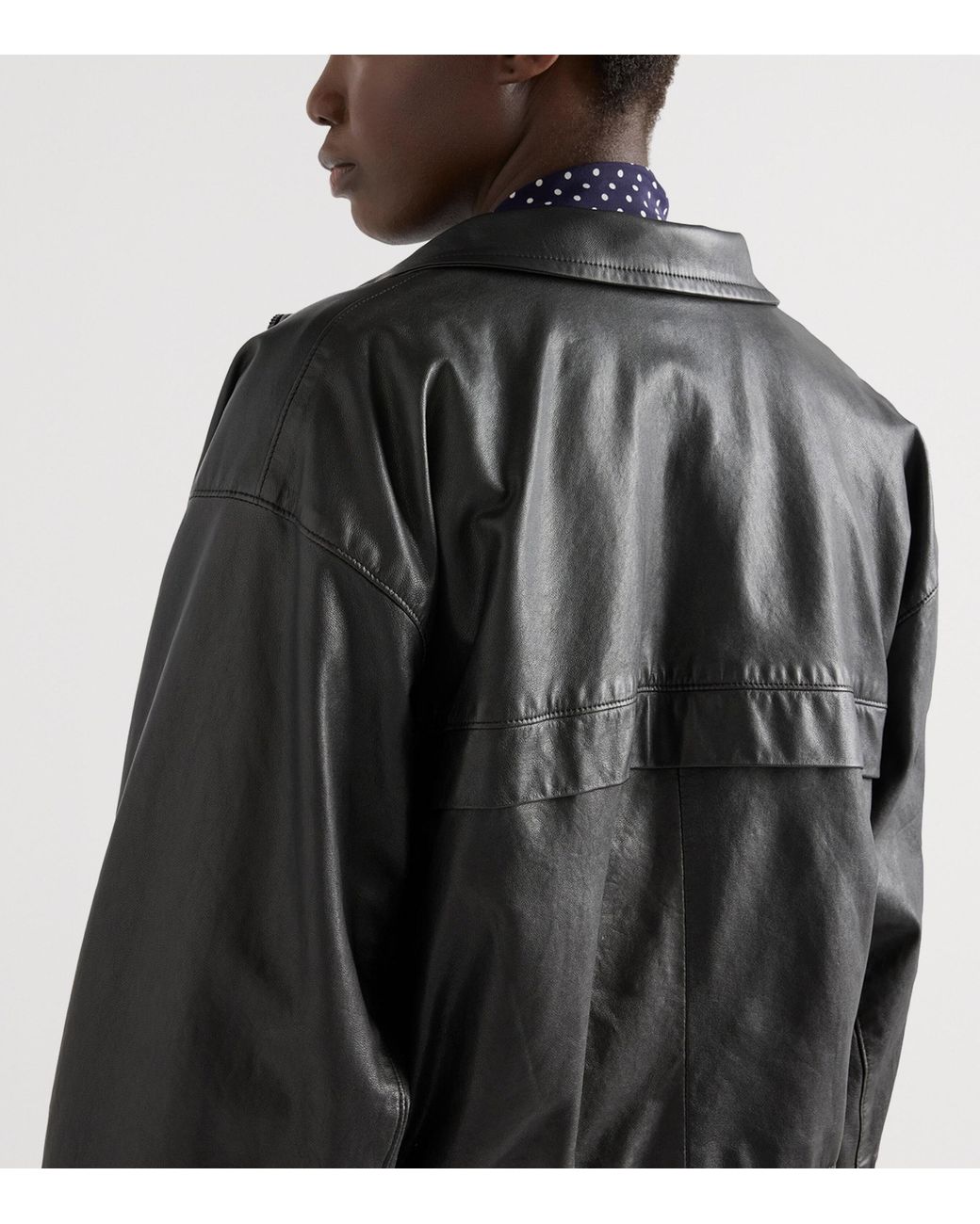 Prada Black Nappa Leather Jacket