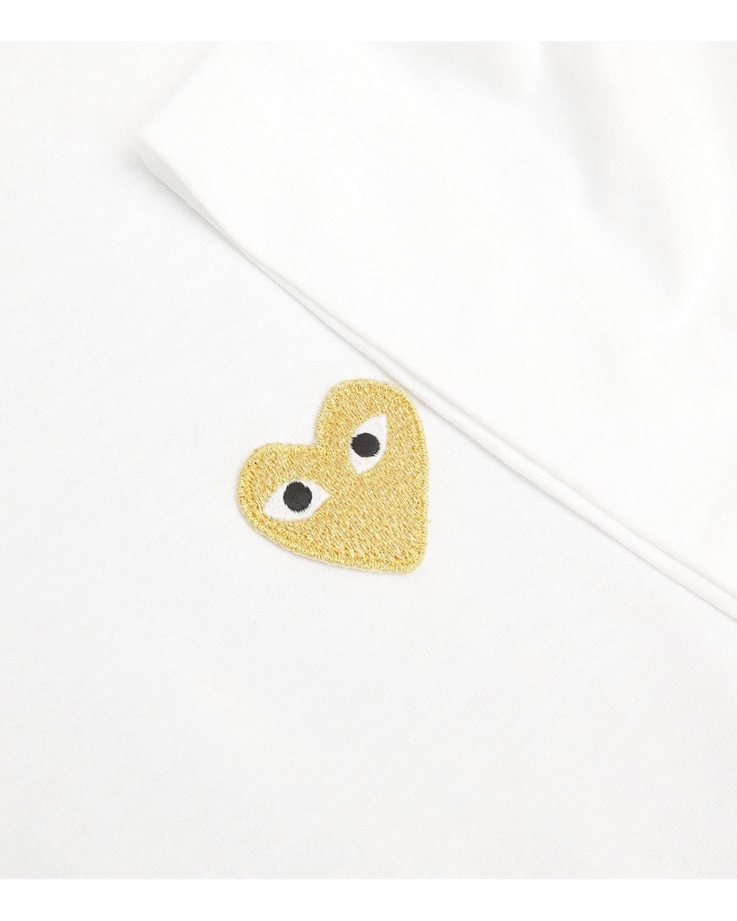 COMME DES GARÇONS PLAY White Heart Logo T-Shirt for men