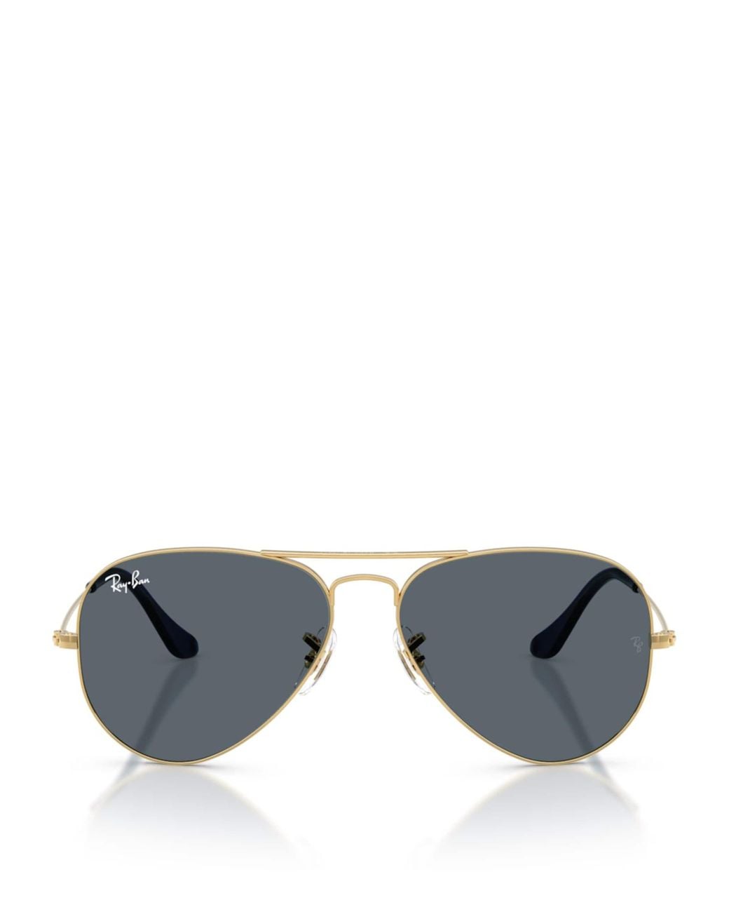 Ray-Ban Gray Metal Original Aviator Sunglasses