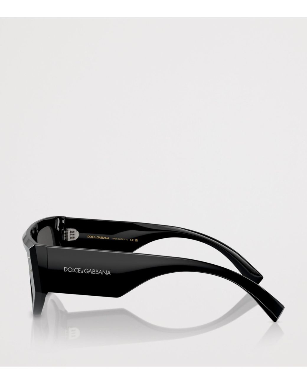 Dolce & Gabbana Black Rectangle Sunglasses for men