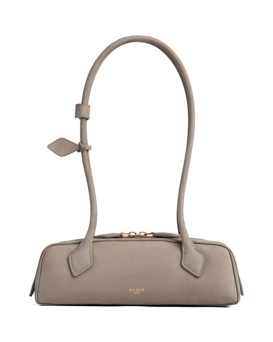 Alaïa Metallic Small Nubuck Le Teckel Shoulder Bag