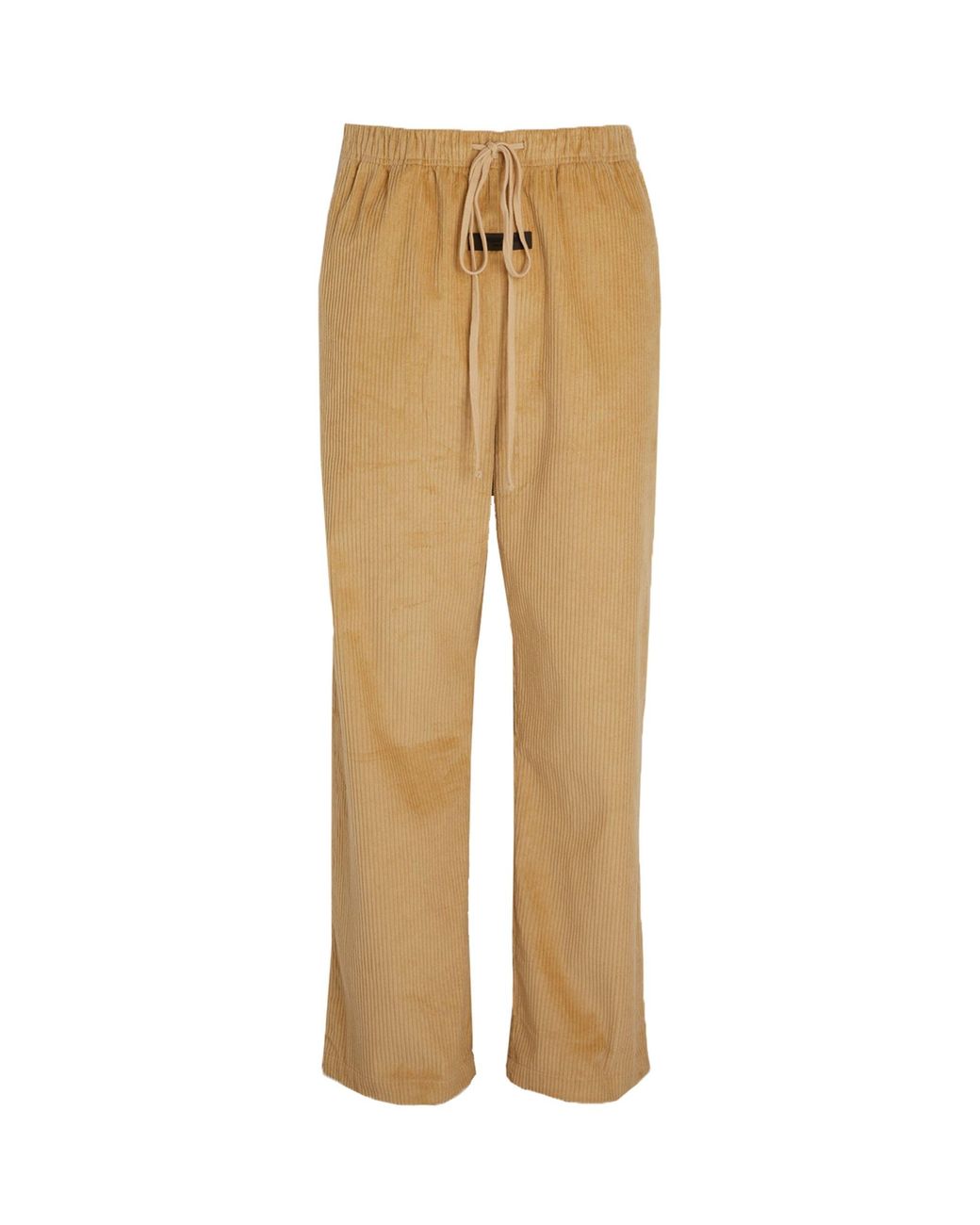 Fear of God ESSENTIALS Corduroy Drawstring Trousers in Natural for Men ...