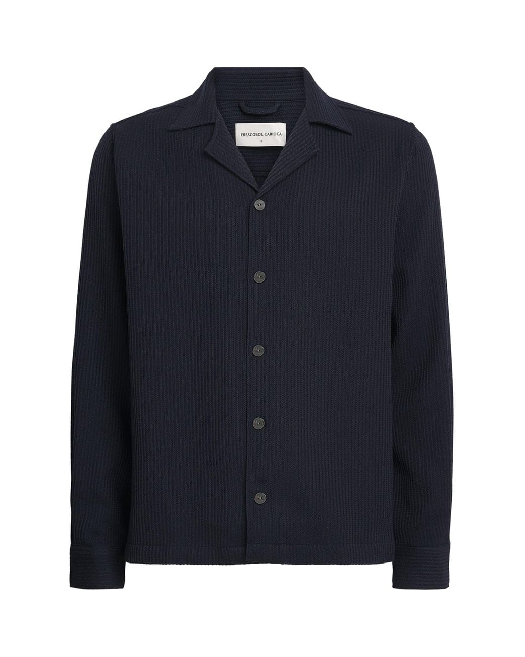 Frescobol Carioca Blue Wool Safra Overshirt for men