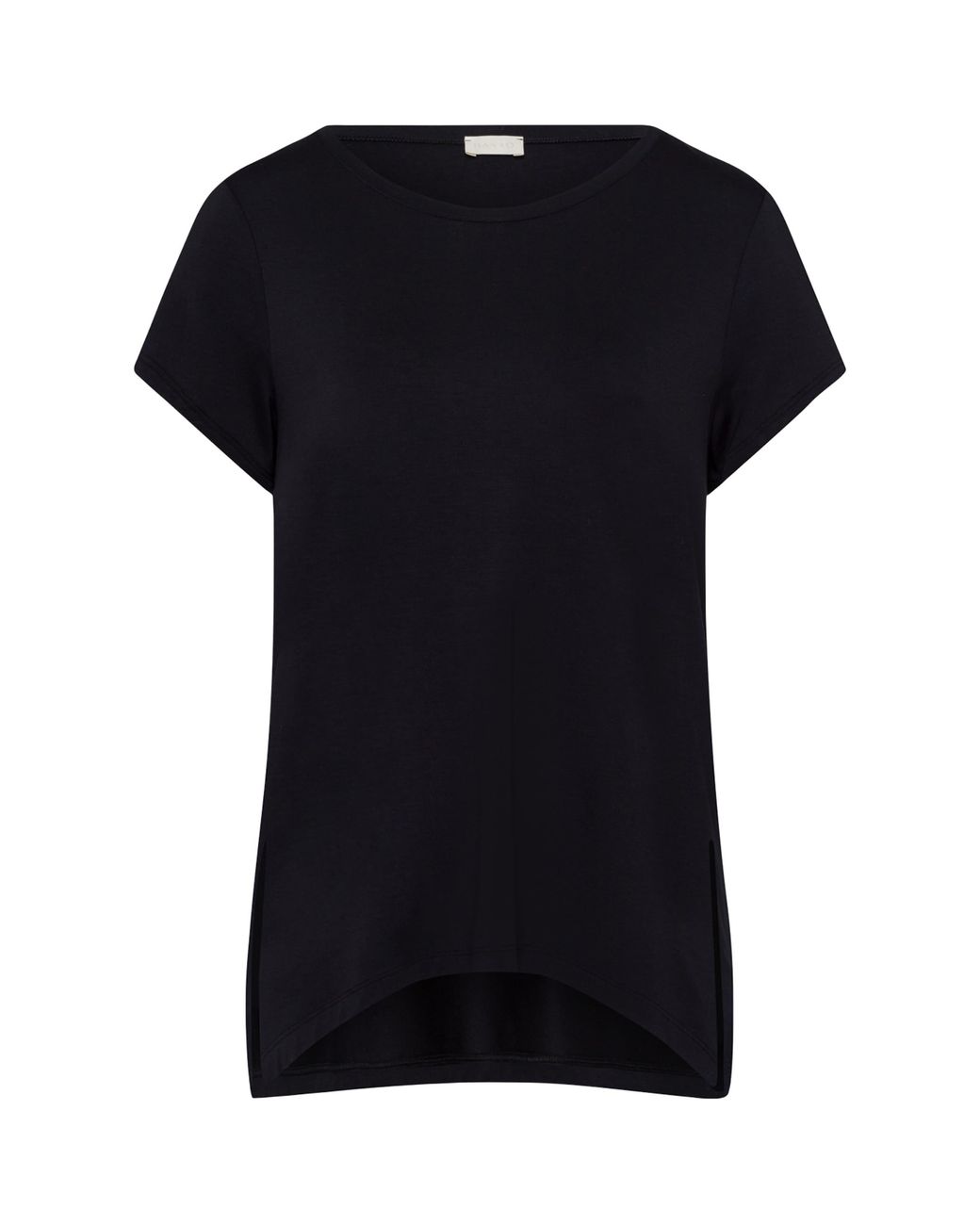 Hanro Black Modal Yoga T-Shirt