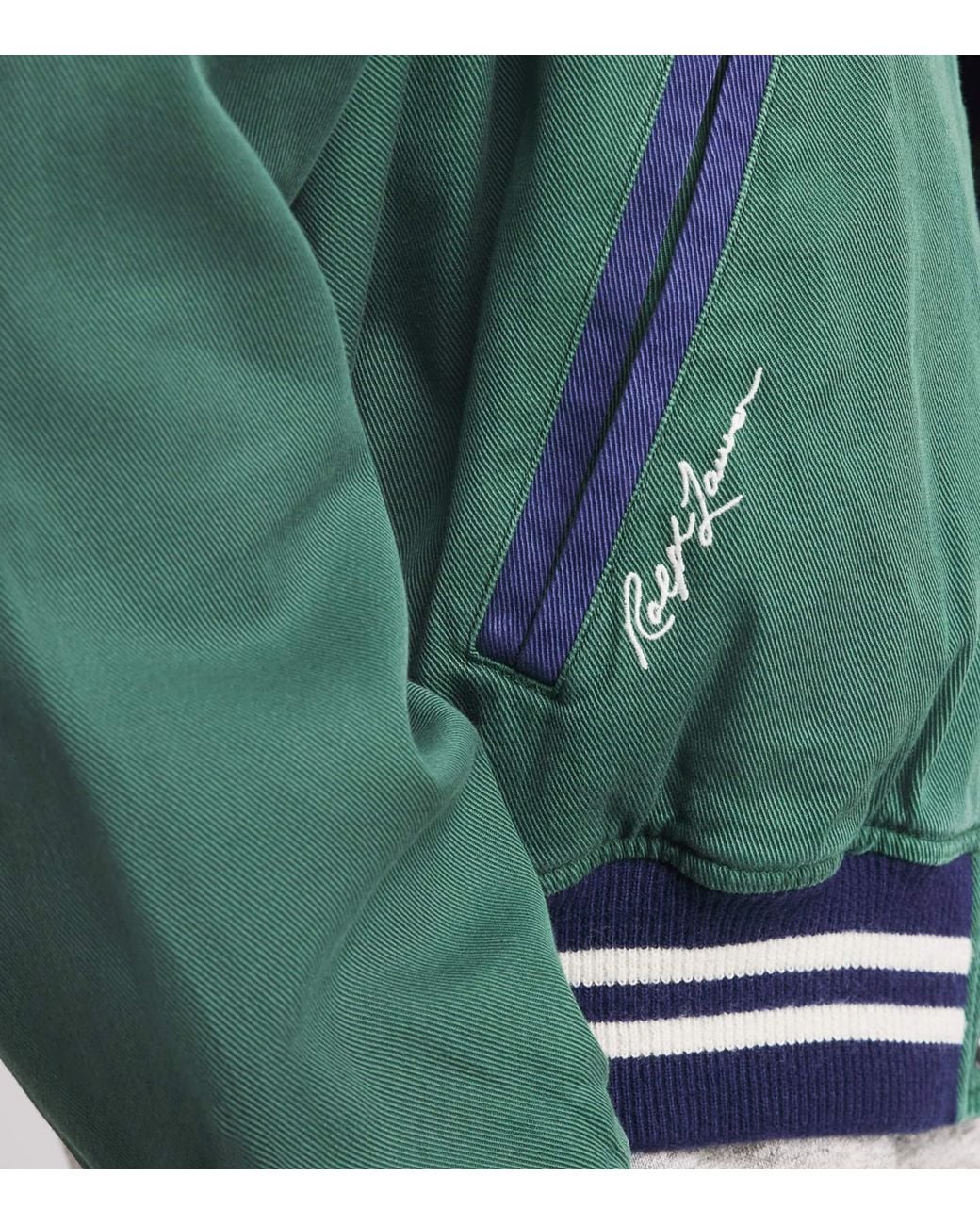 Polo Ralph Lauren Green X Yankees Cotton Bomber Jacket for men