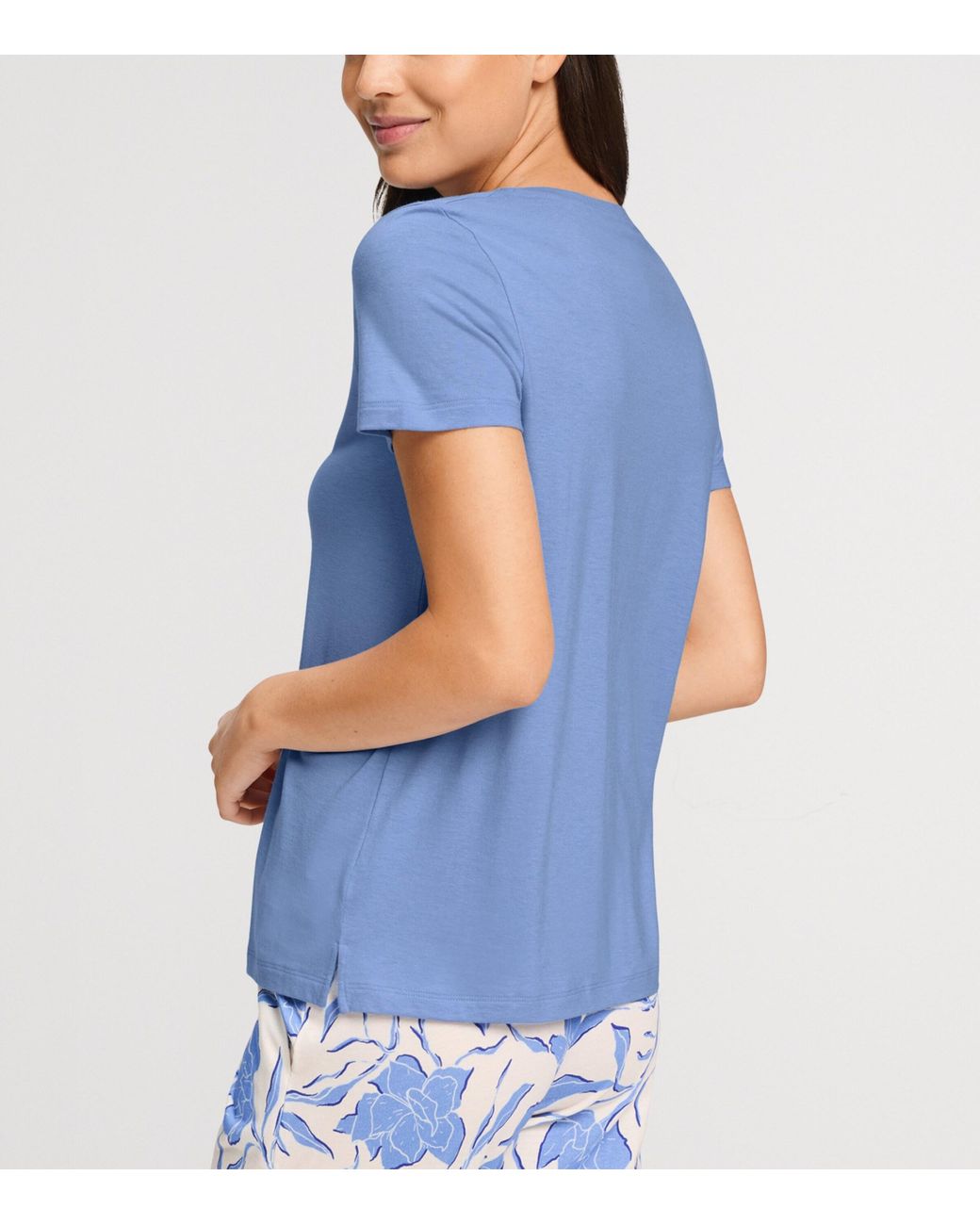 Hanro Blue Sleep & Lounge T-Shirt