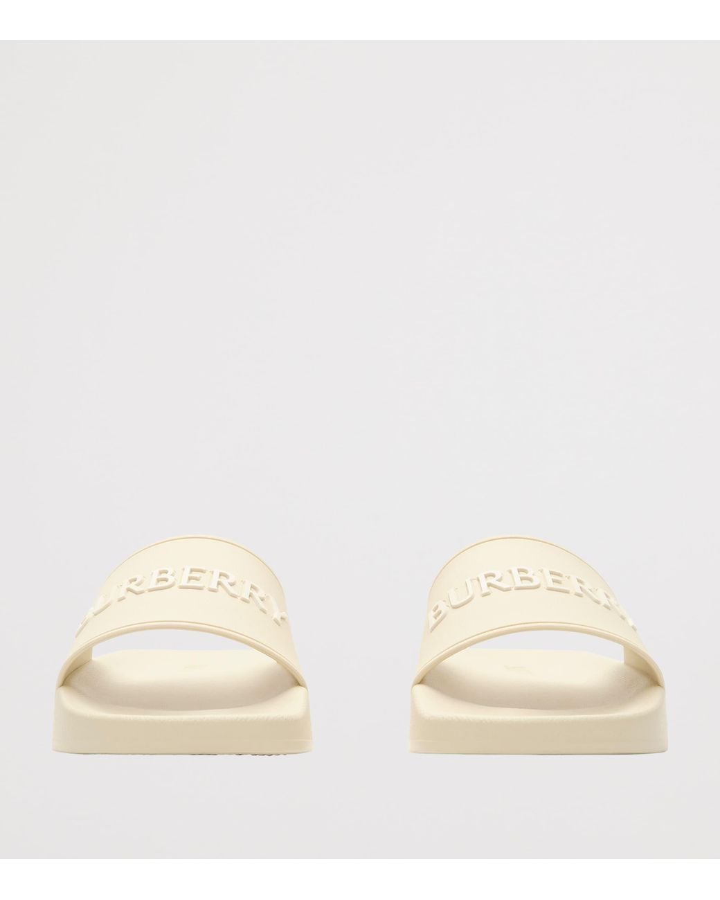 Burberry Natural Logo Slides