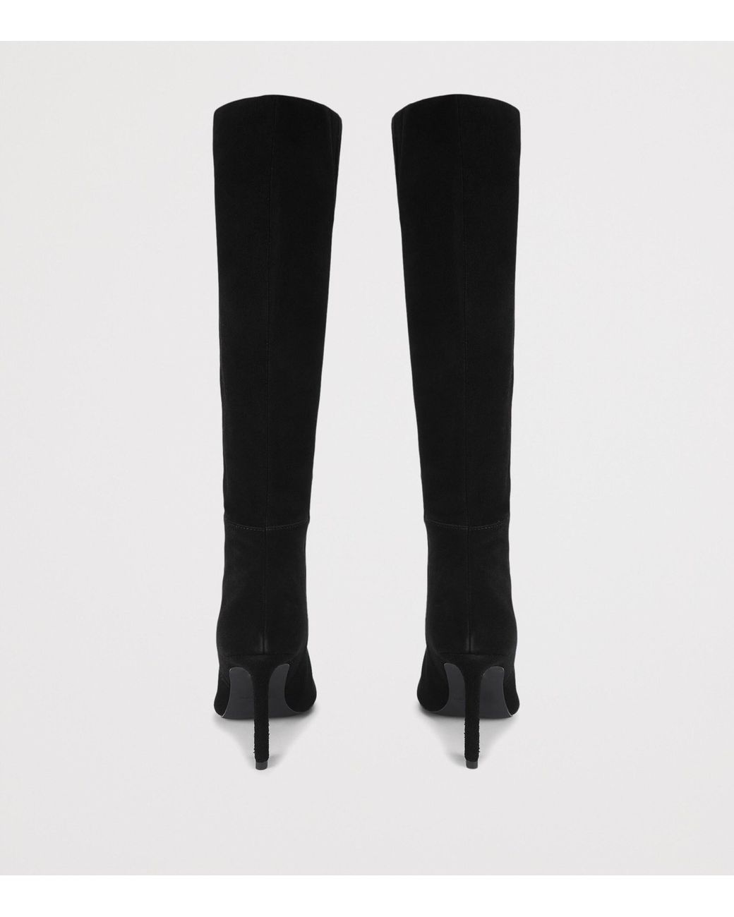 Kurt Geiger Black Suede Annabel Knee-High Boots