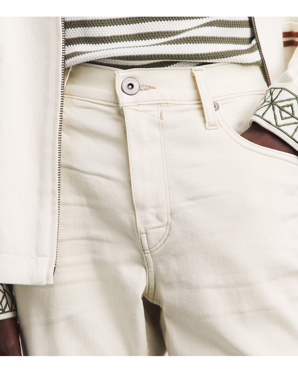 PAIGE White Federal Slim Jeans for men
