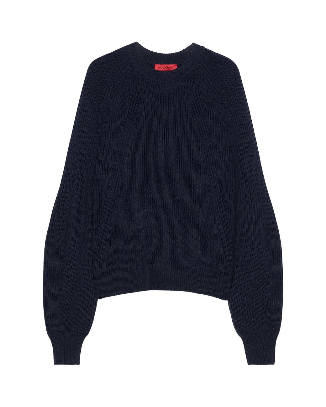 MAX&Co. Blue Wool-Cashmere Sweater