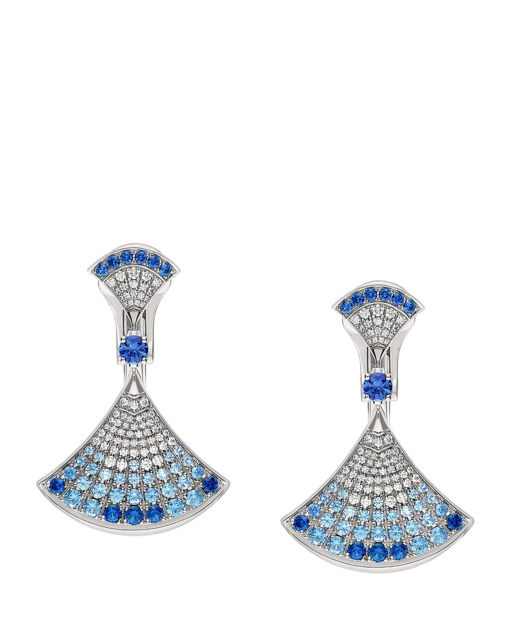 BVLGARI Blue Diamond And Sapphire Divas' Dream Earrings