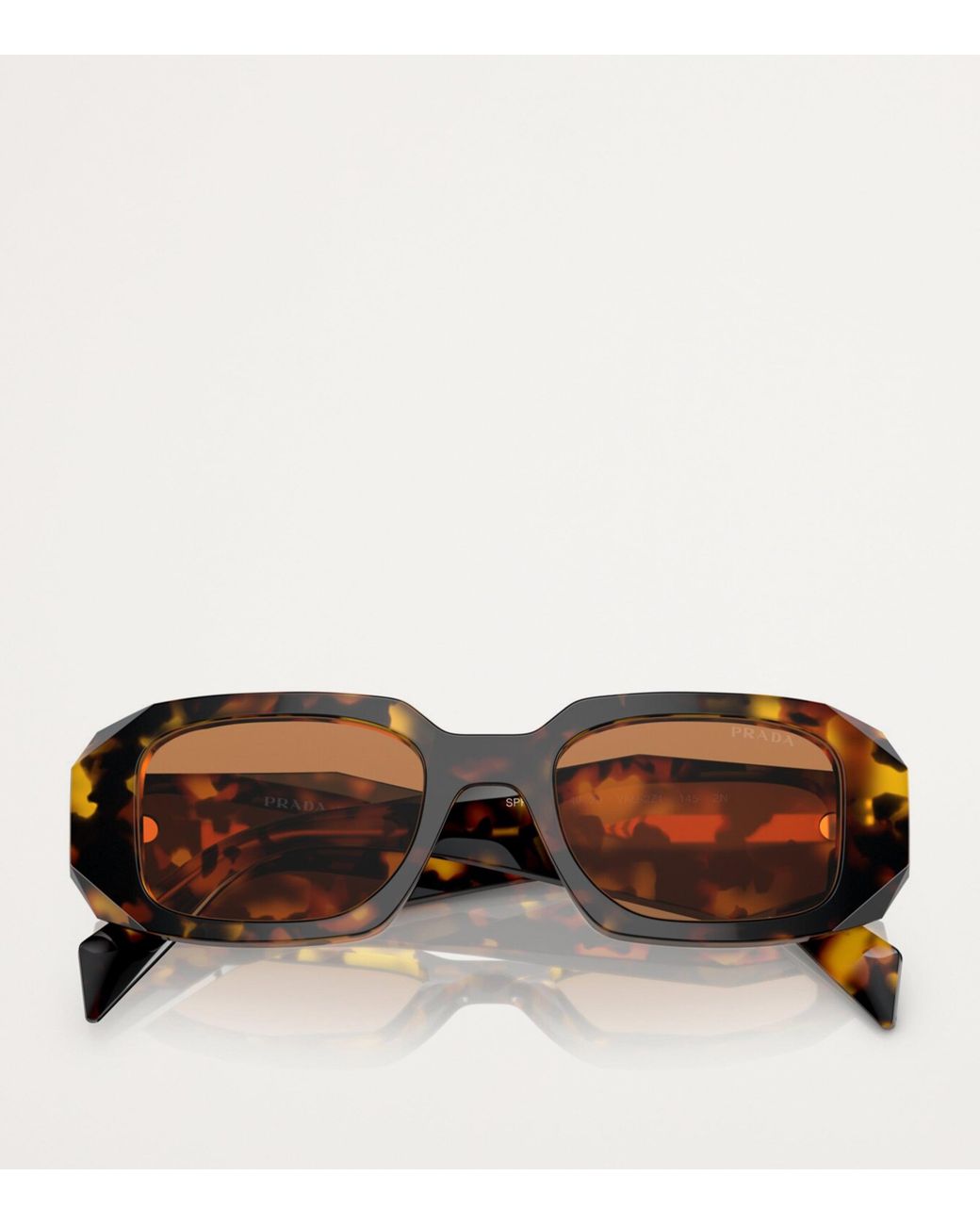 Prada Brown Acetate Pr 17Ws Sunglasses
