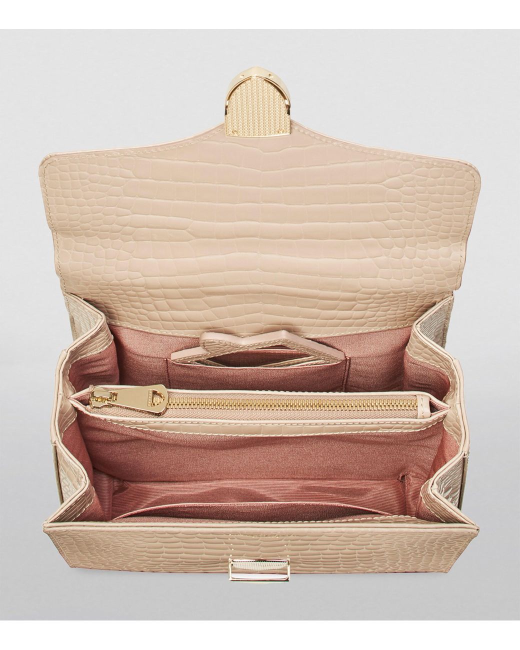 Aspinal Natural Mayfair Top-Handle Bag
