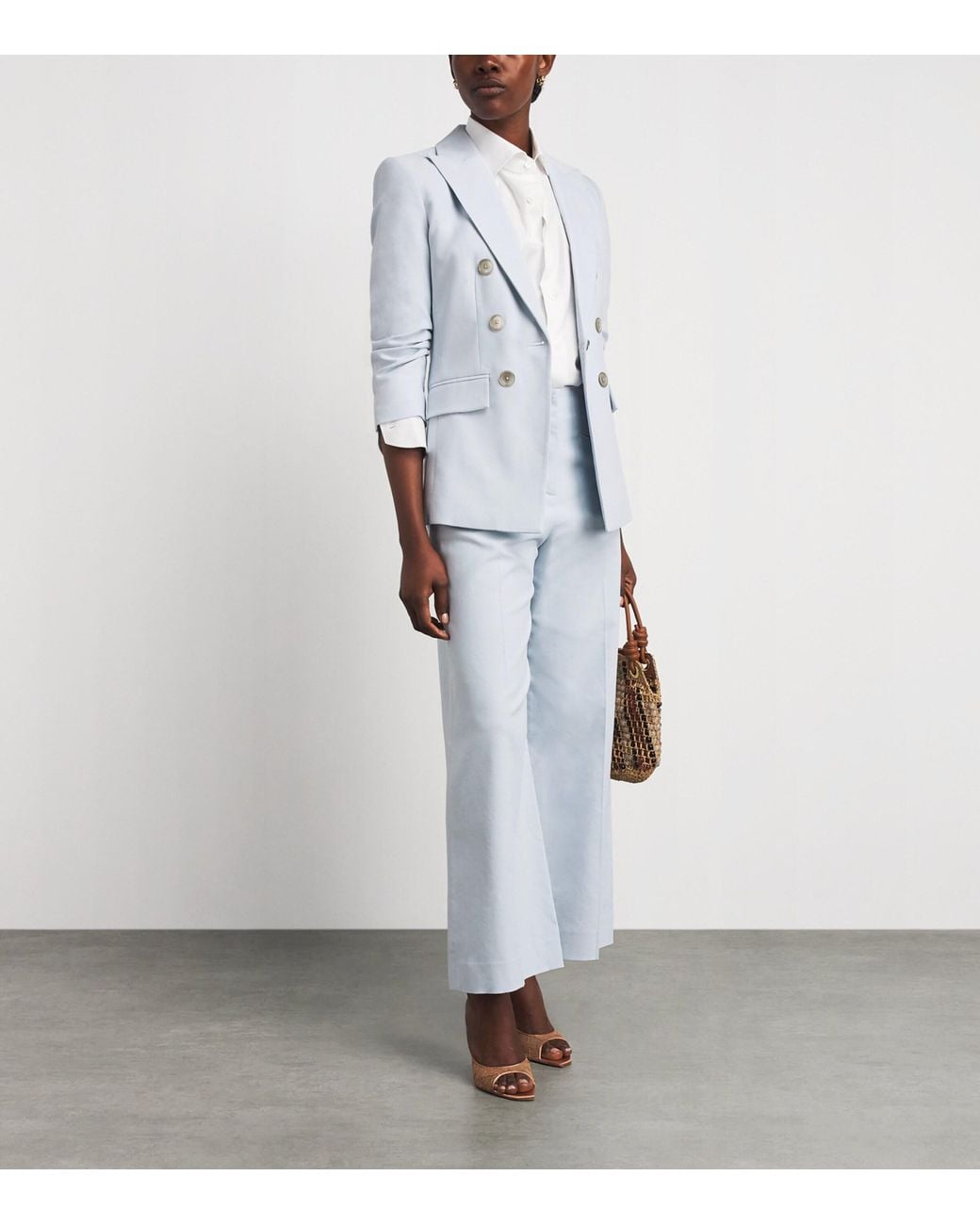 Veronica Beard Blue Tomi Dickey Blazer