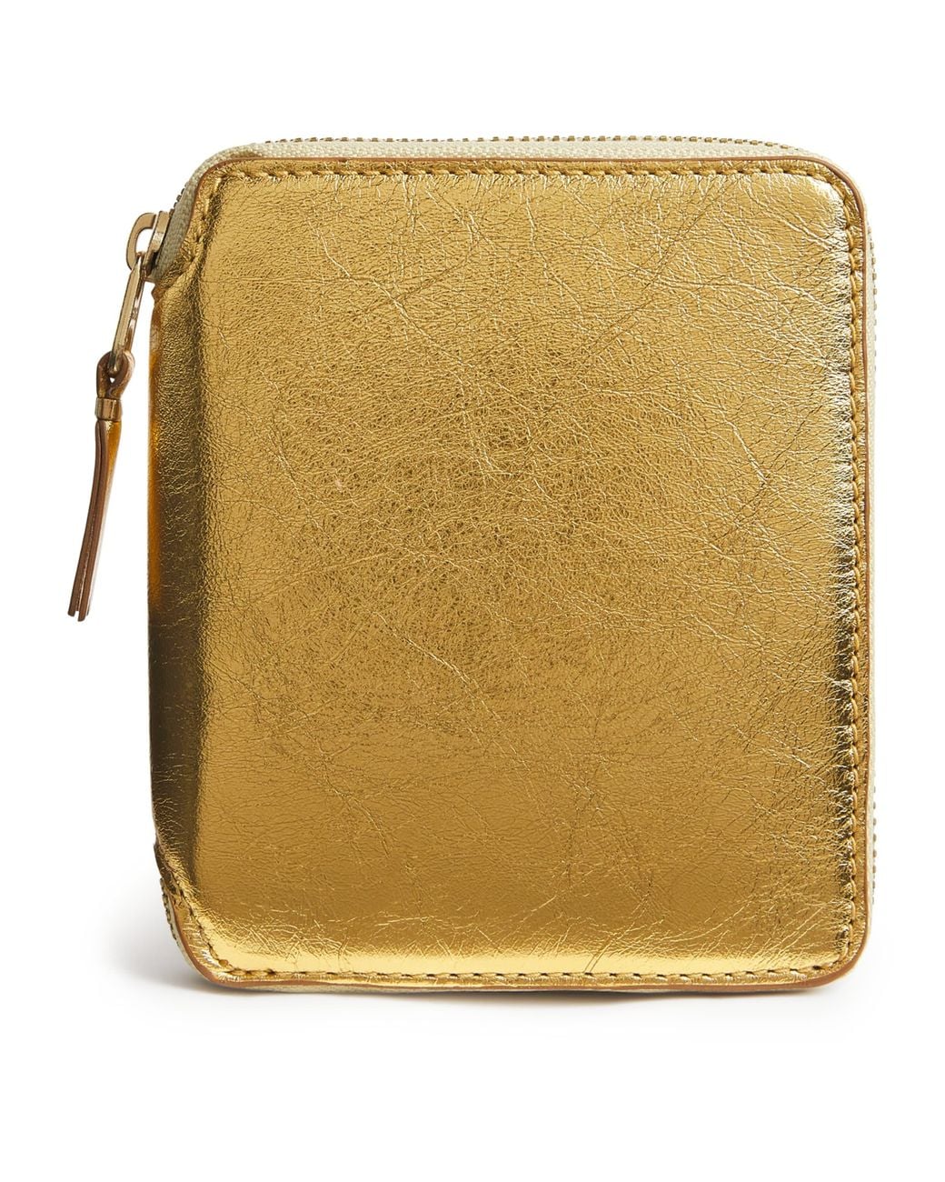 Comme des Garçons Yellow Small Leather Pouch for men