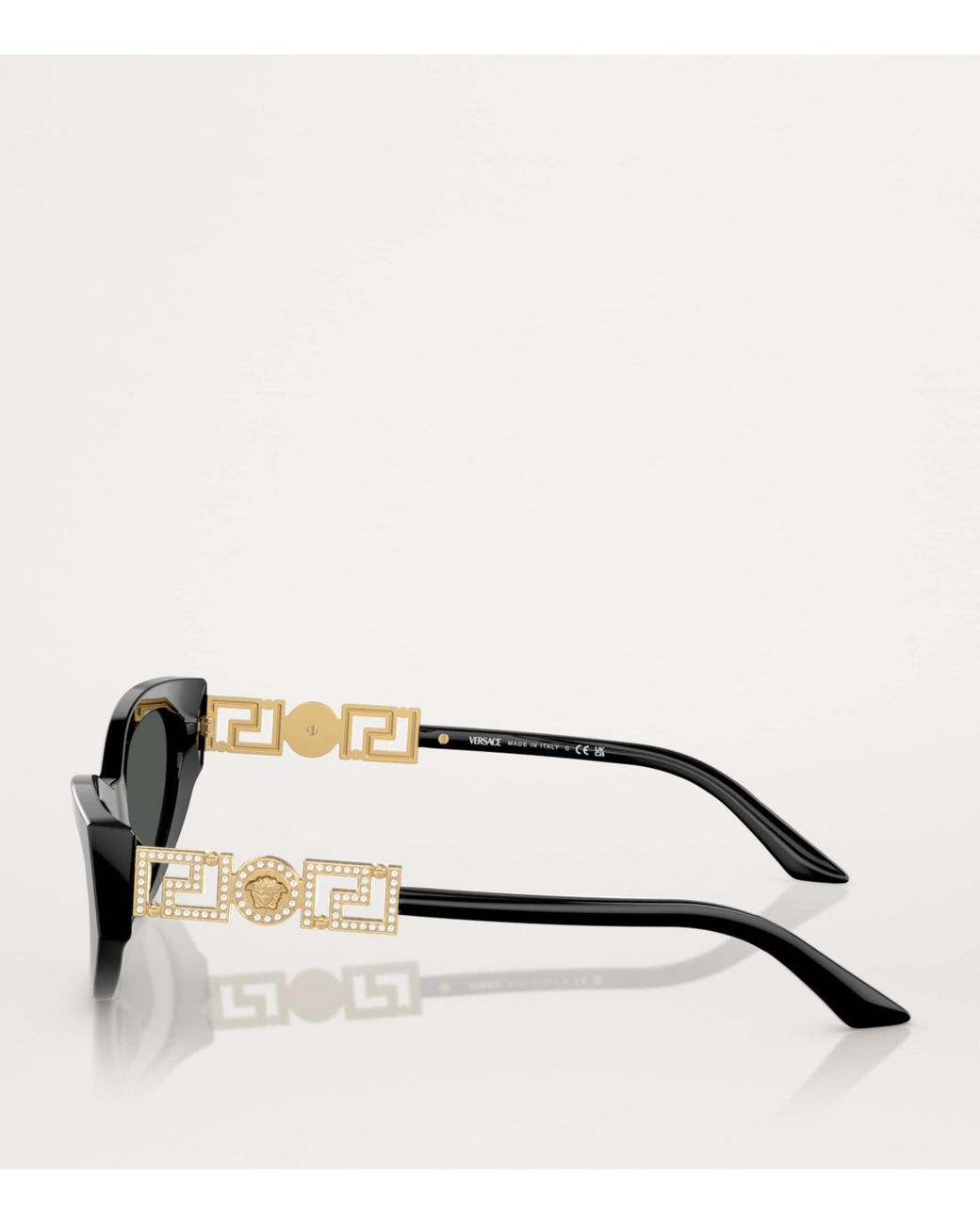 Versace Black Metal Ve4470B Sunglasses