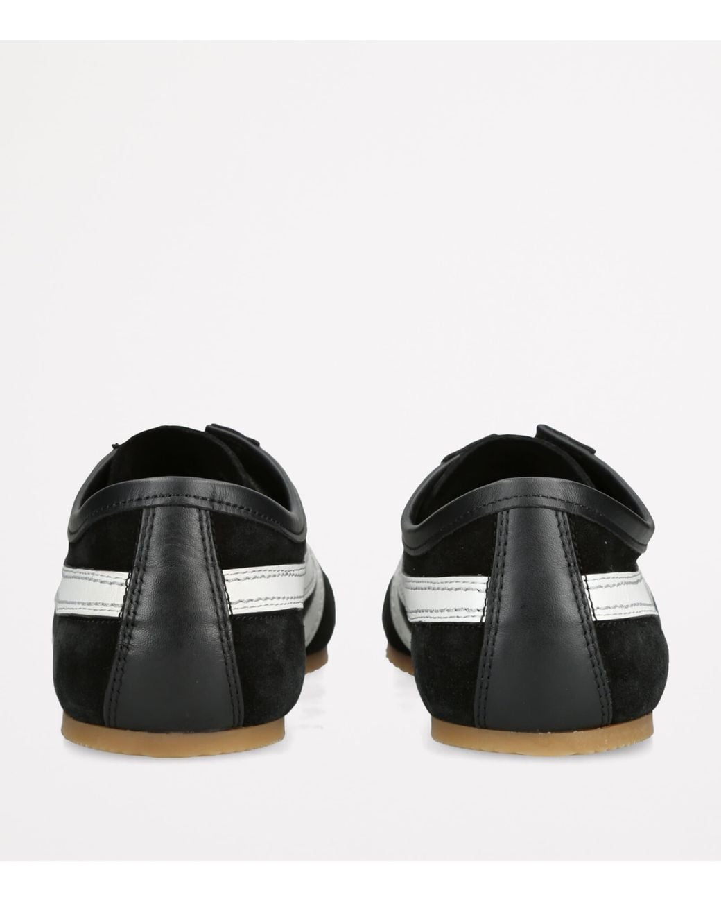 Dries Van Noten Black Suede Low-Top Sneakers for men
