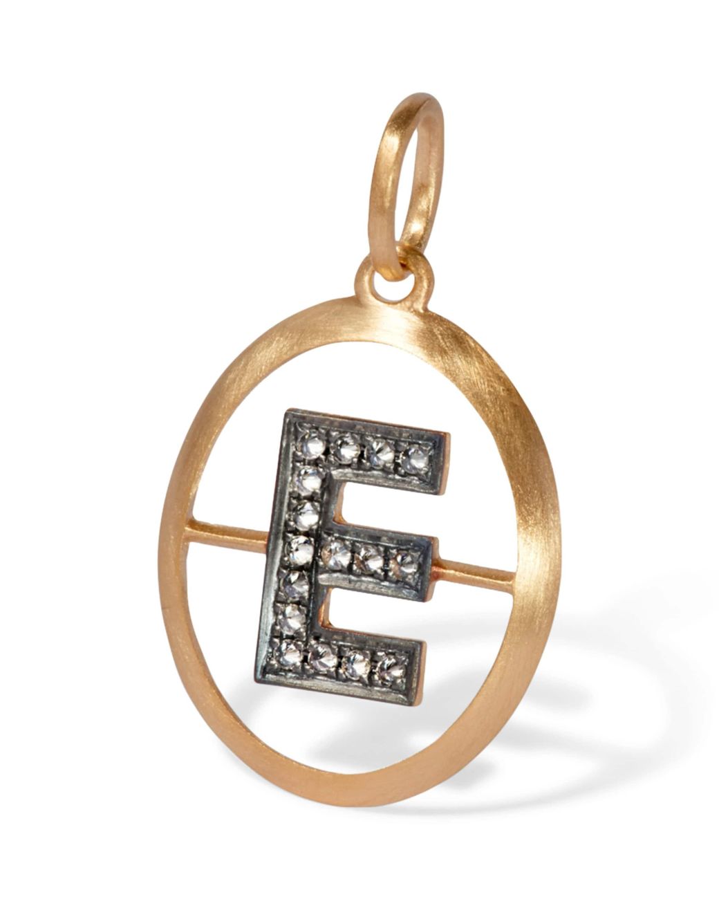 Annoushka Metallic And Diamond Initial E Pendant