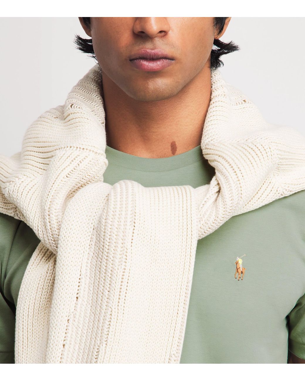 Polo Ralph Lauren Green Pima Cotton Polo Pony T-Shirt for men