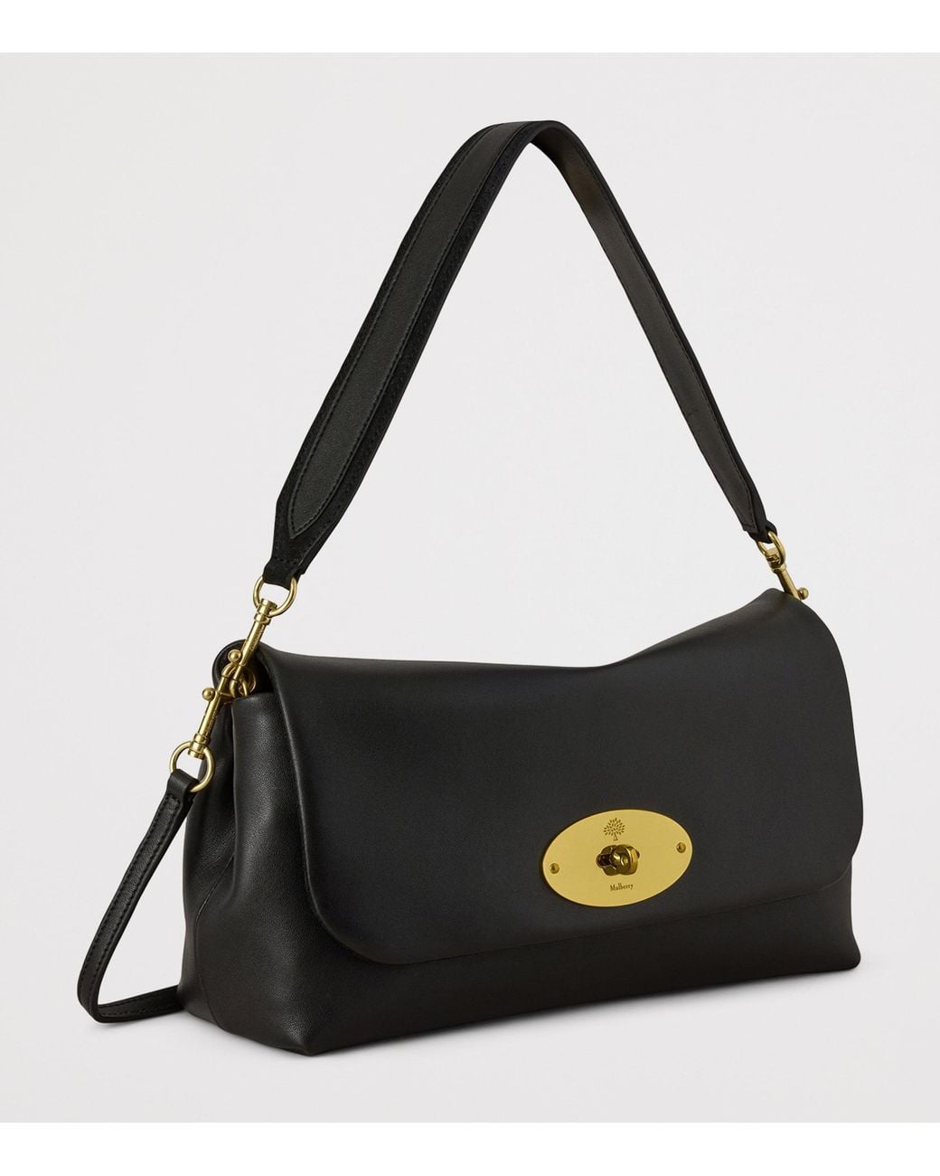 Mulberry Black Nappa Leather Delilah Shoulder Bag