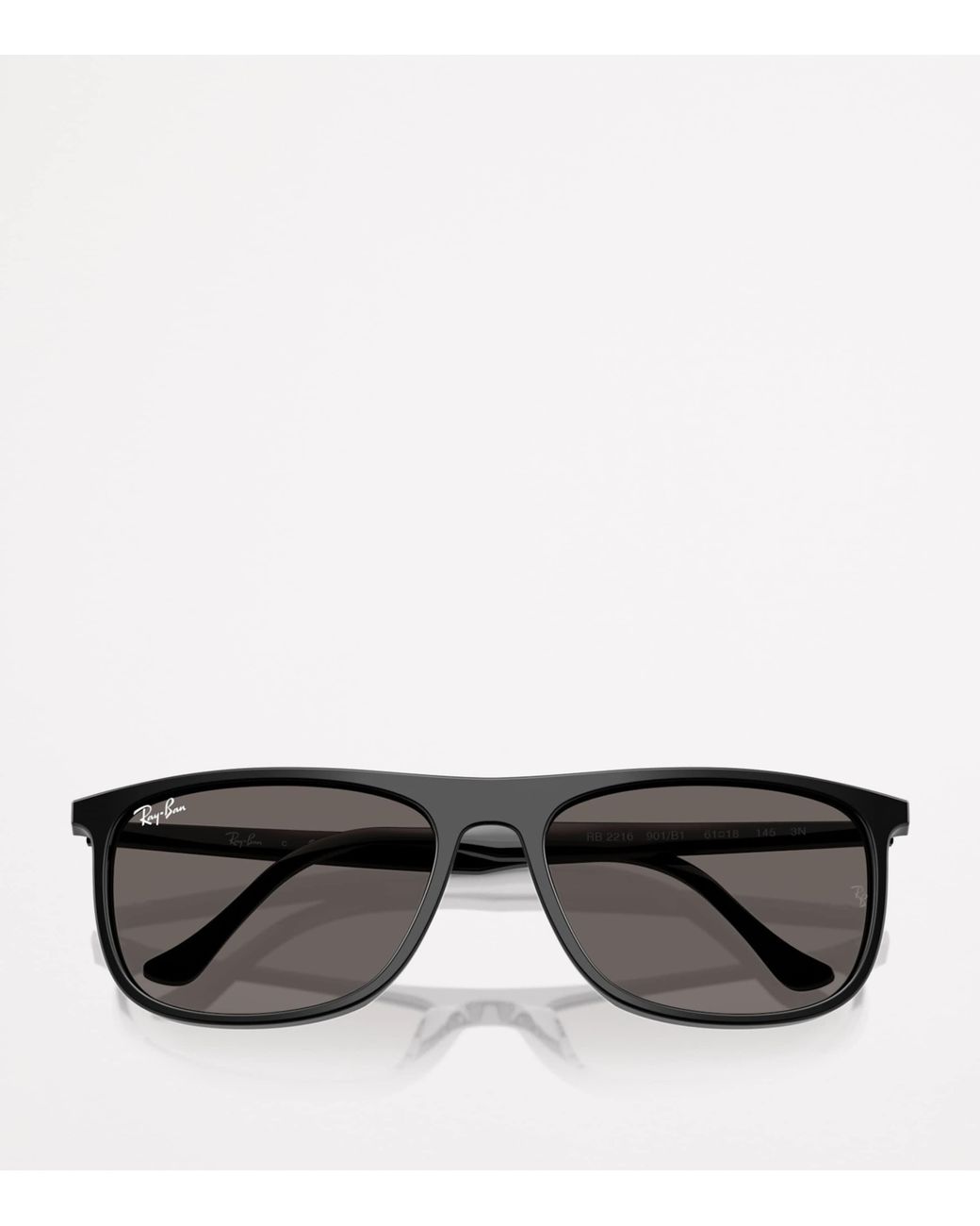 Ray-Ban Gray Rb2216 Rectangle Sunglasses