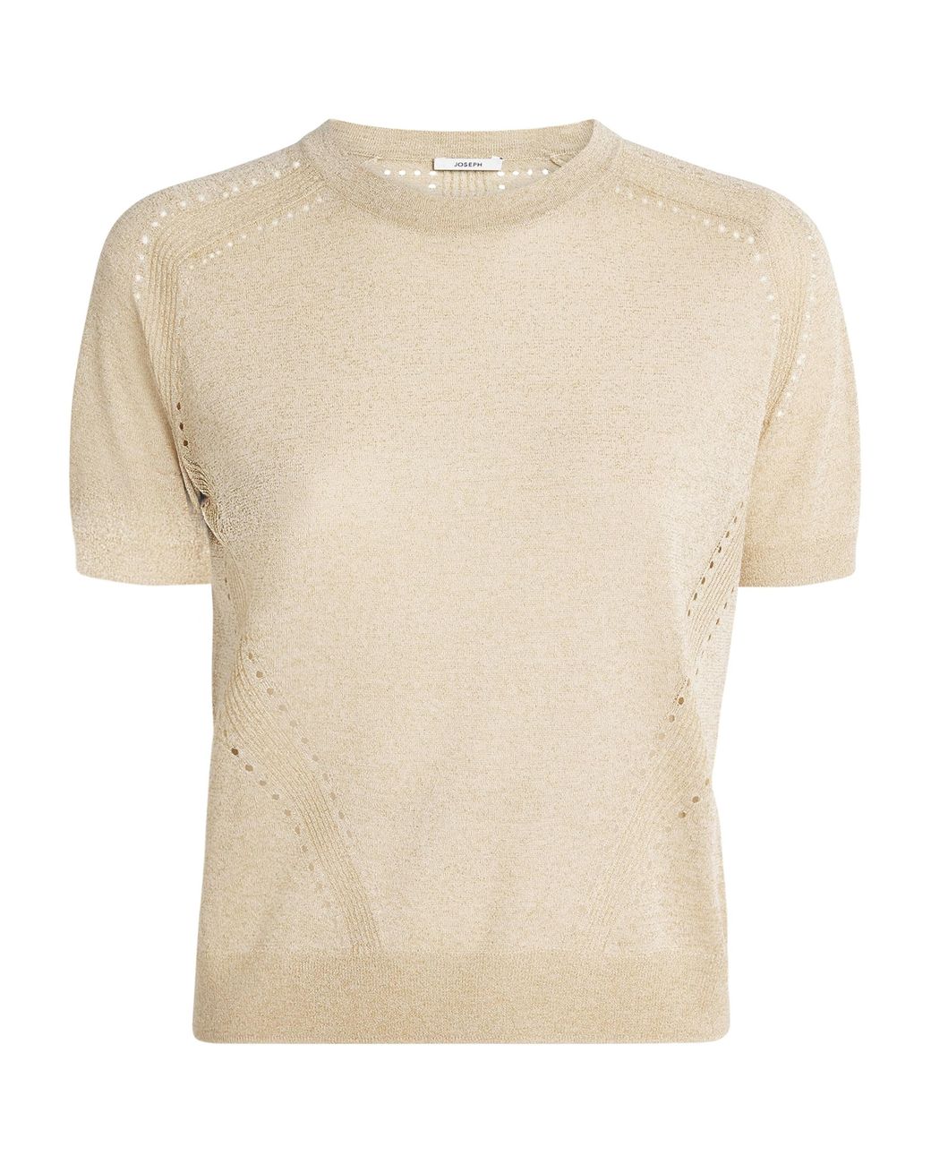 Joseph White Metallic Lurex Lille Top