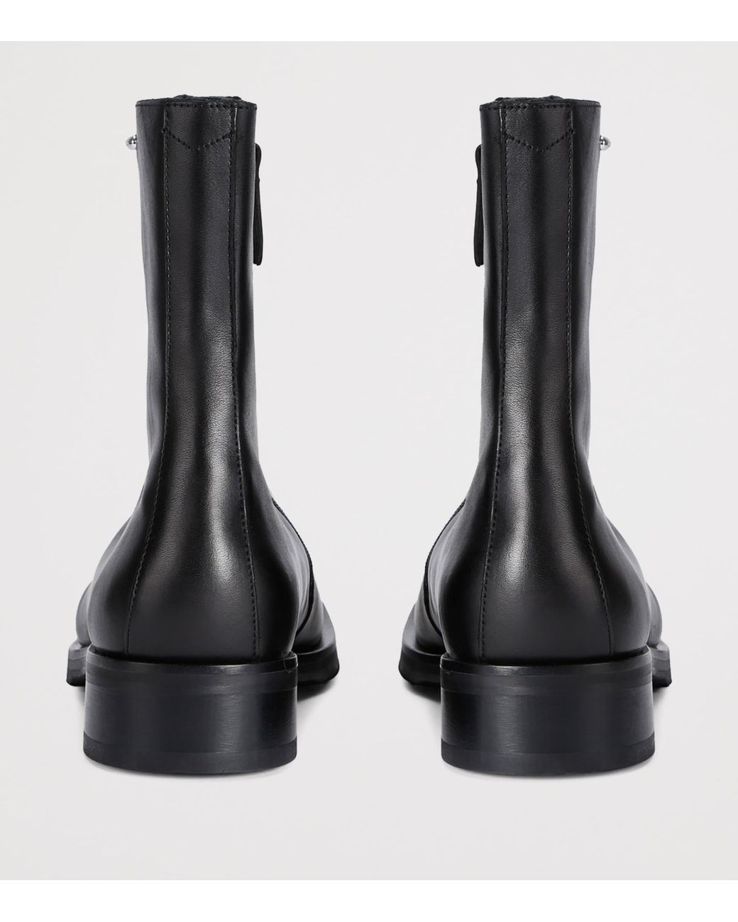 Our Legacy Black Leather Camion Ankle Boots for men