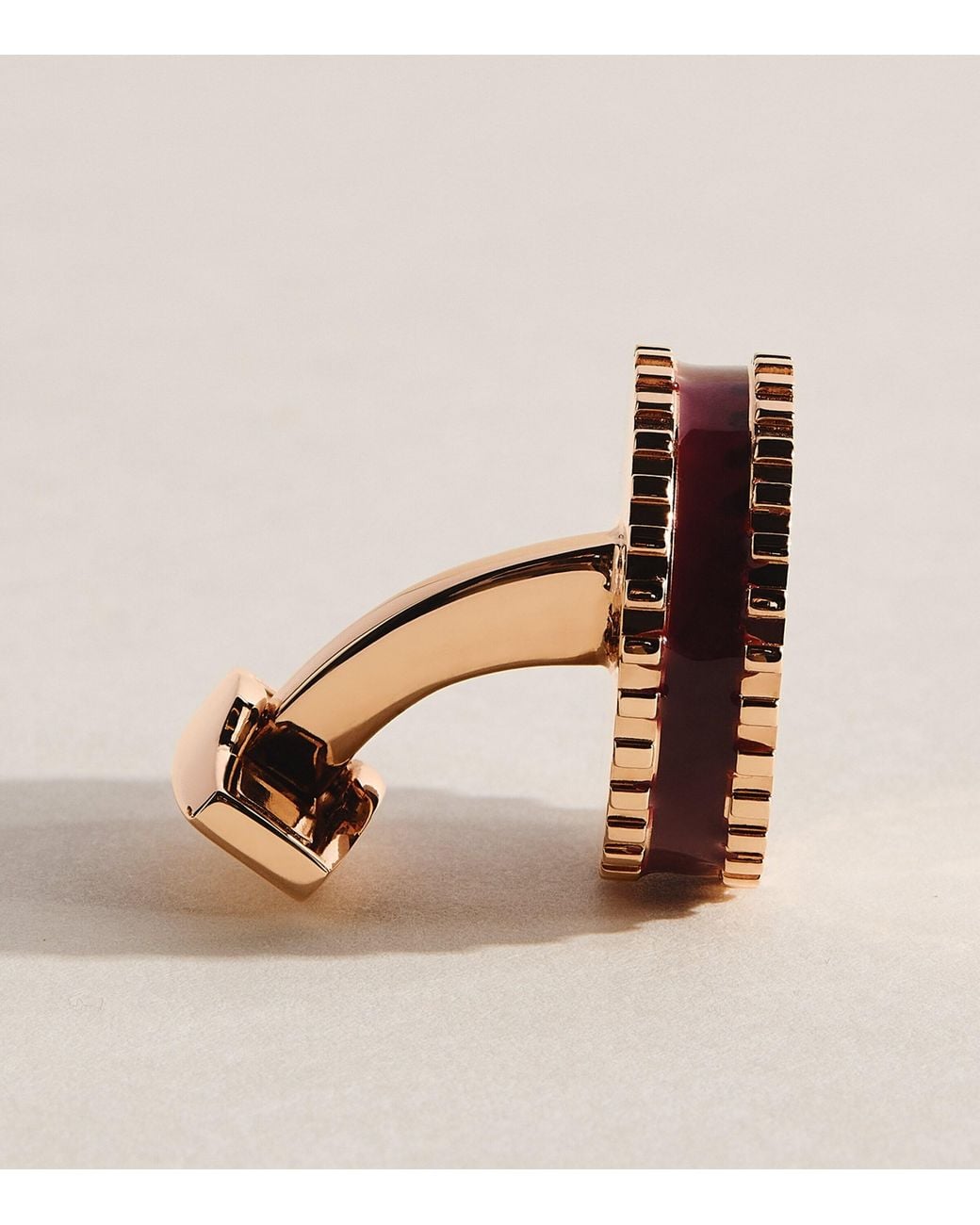 Tateossian Natural Plated Skeleton Gear Cufflinks for men