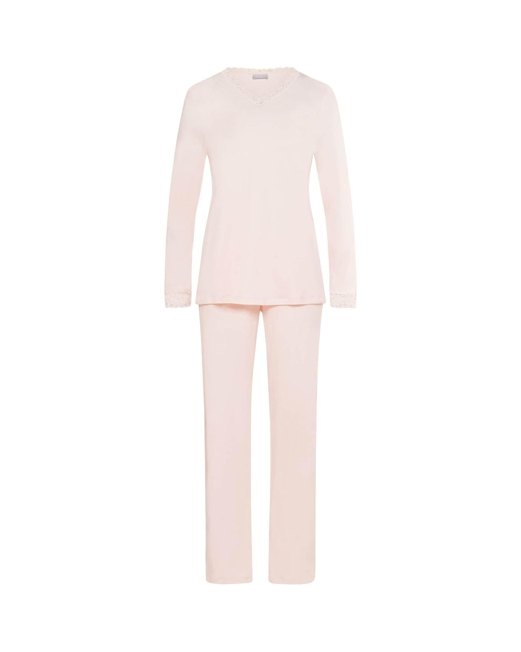 Hanro Pink Cotton Moments Pyjama Set