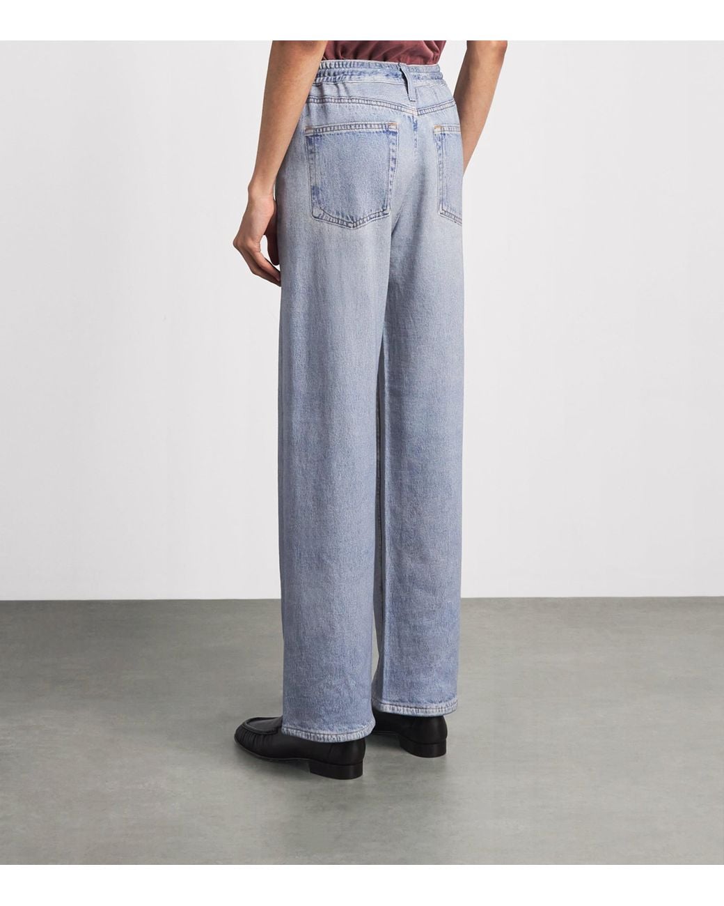 Rag & Bone Blue Cotton Miramar Drawcord Sweatpants