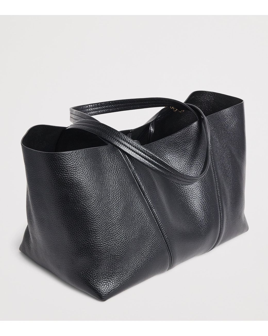 Chloé Black Calfskin Spin East-West Tote Bag