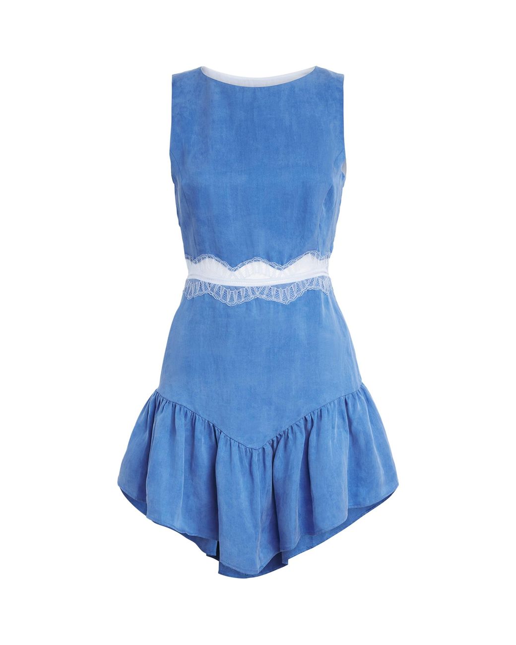 Claudie Pierlot Blue Backless Mini Dress